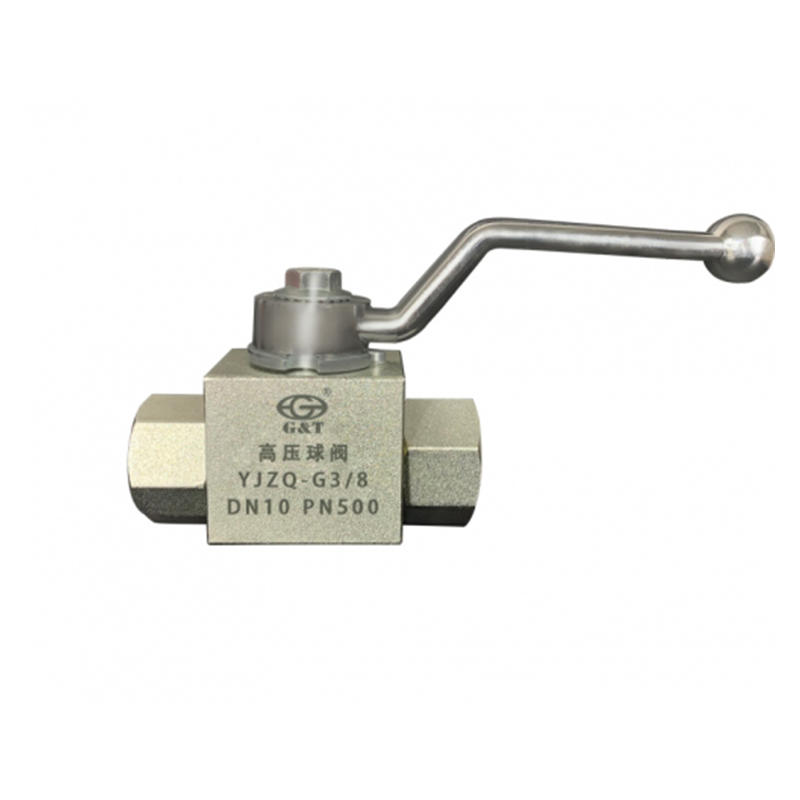 High pressure manual switching carbon steel hydraulic ball valve