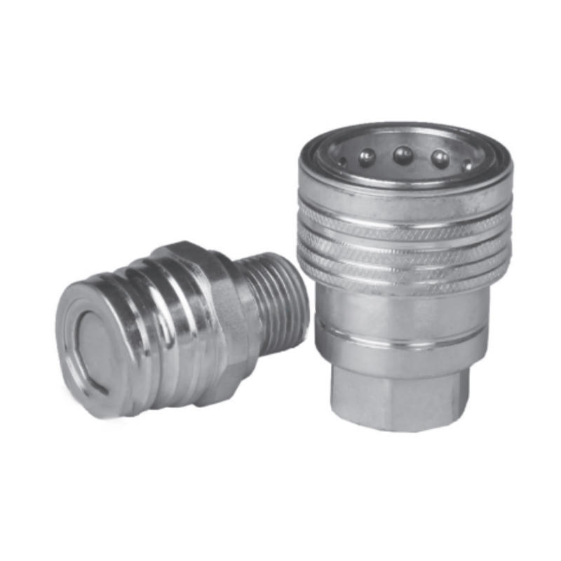 GT-VF Close type hydraulic quick coupling ( steel )