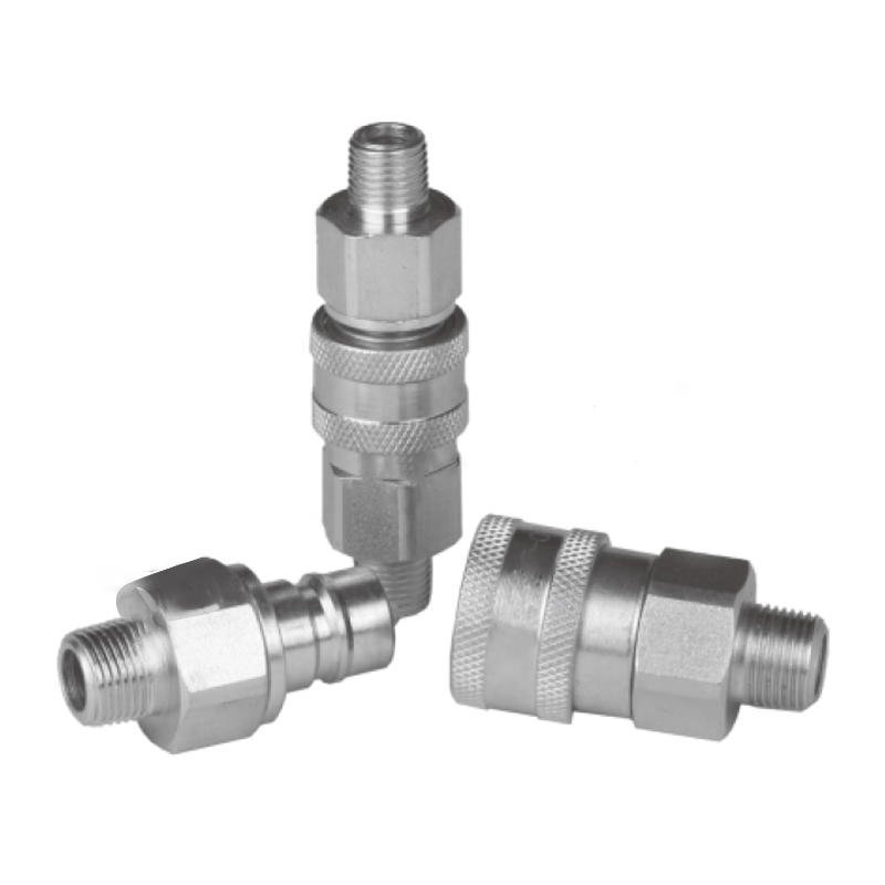 GT-A2 Closed-type thread locked hydraulic quick connect coupling sets