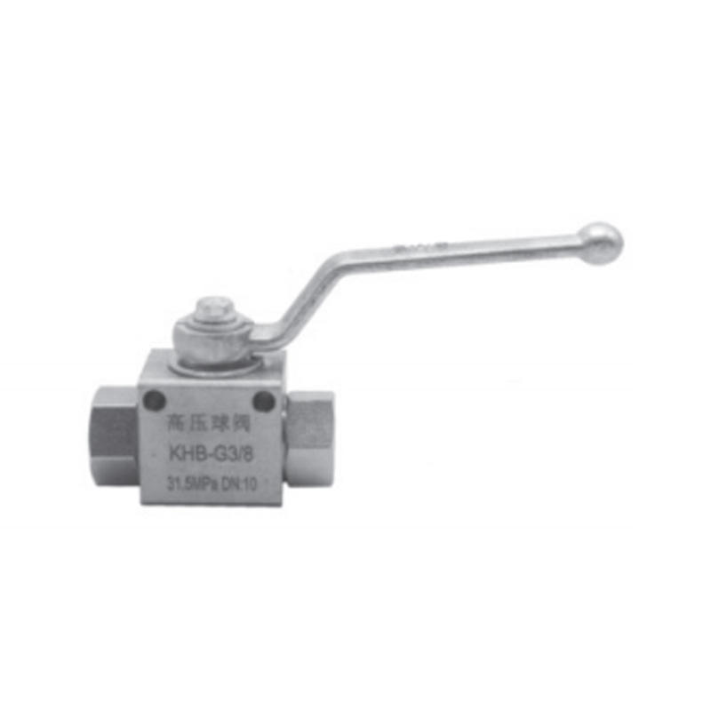 KHB series high pressure ball valve with mounting hole